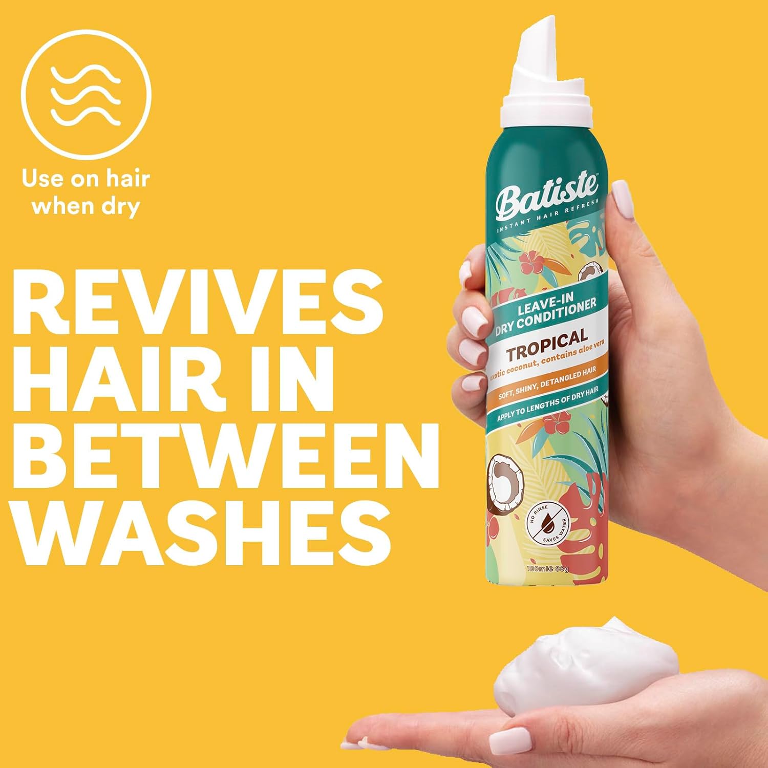 Batiste Leave In Dry Conditioner Tropical 100ml