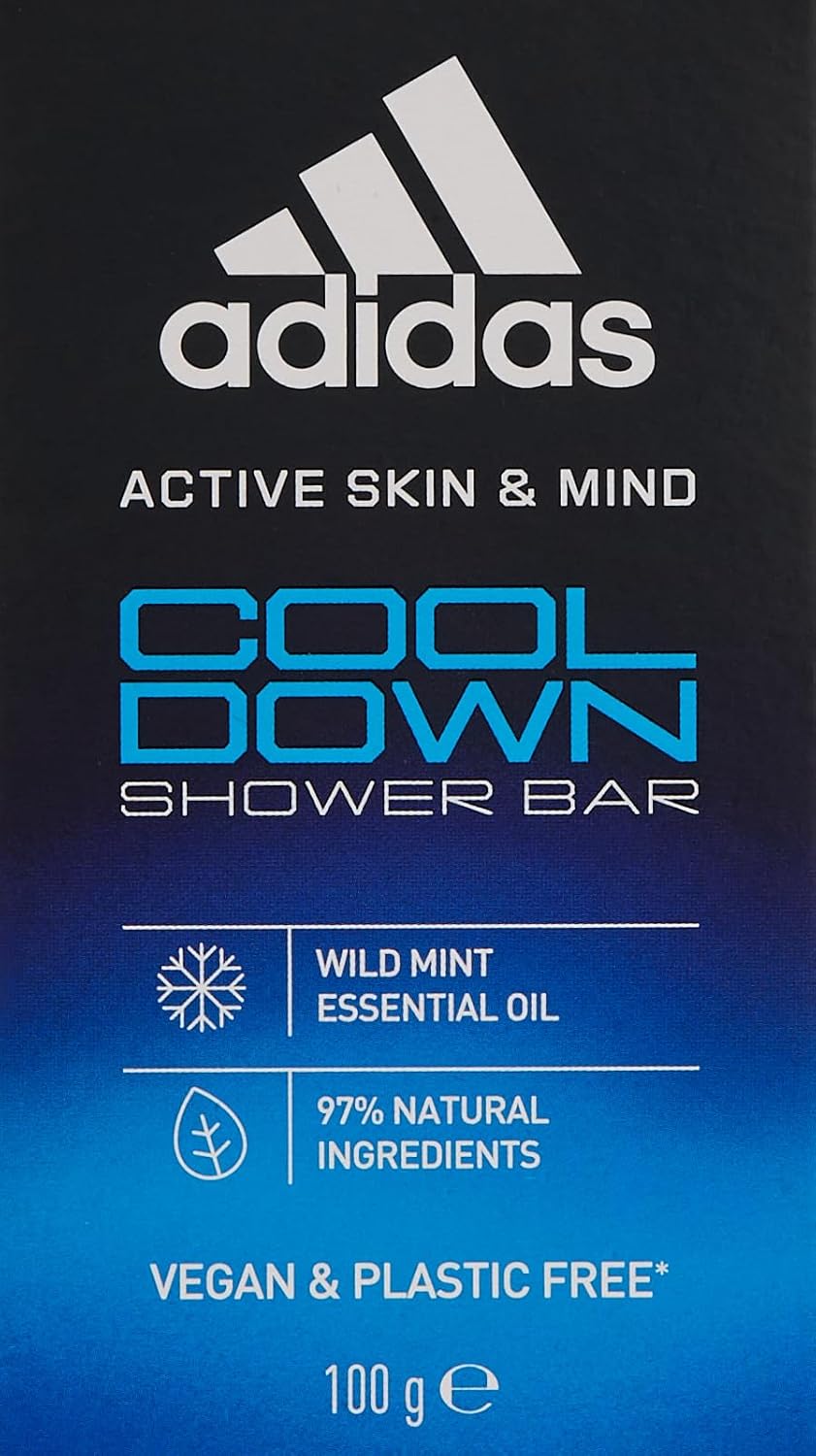 Adidas Active Skin Shower Bar With Cool Down 100g
