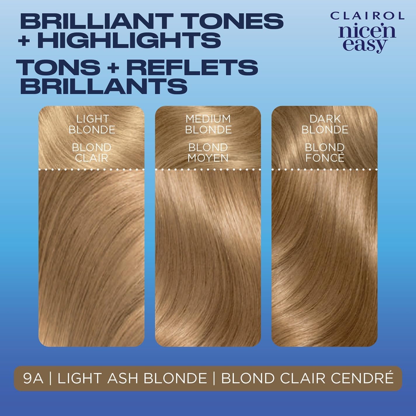 Clairol Nice N Easy Permanent Hair Color 9A Light Ash Blonde
