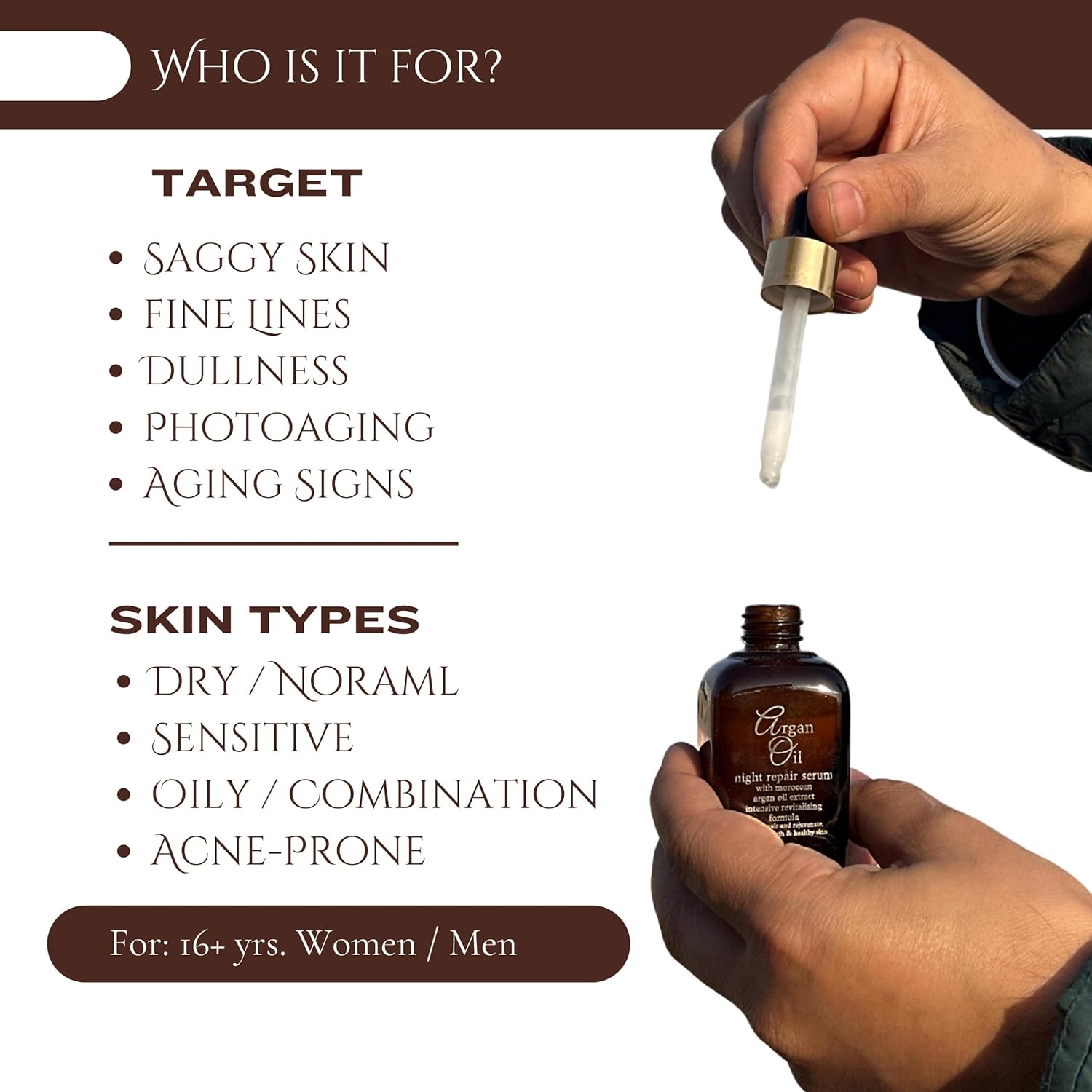 Xpel Beauty Care Argan Oil Night Repair Serum 30ml / 50ml