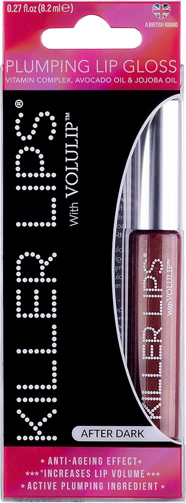 Invogue Killer Lips With Volulip After Dark Plumping Lip Gloss 8.2ml