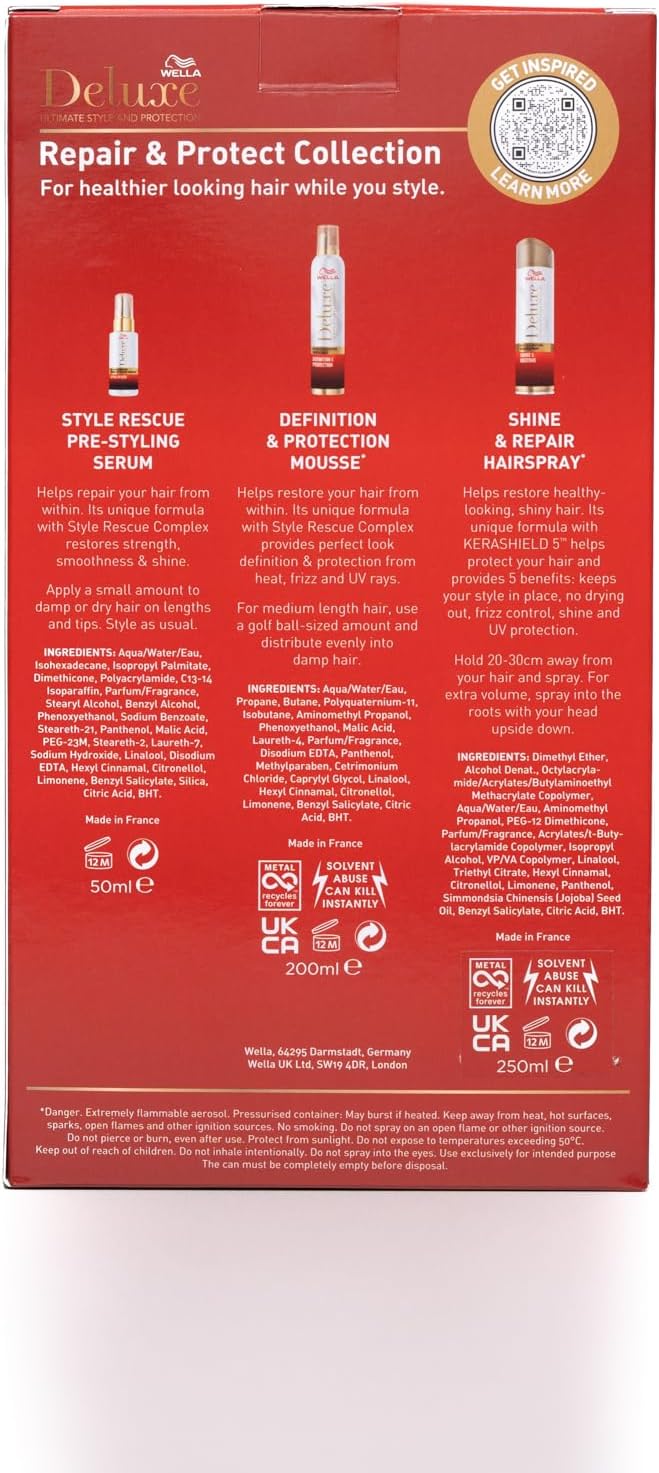 Wella Deluxe Ultimate Style And Protection Gift Set