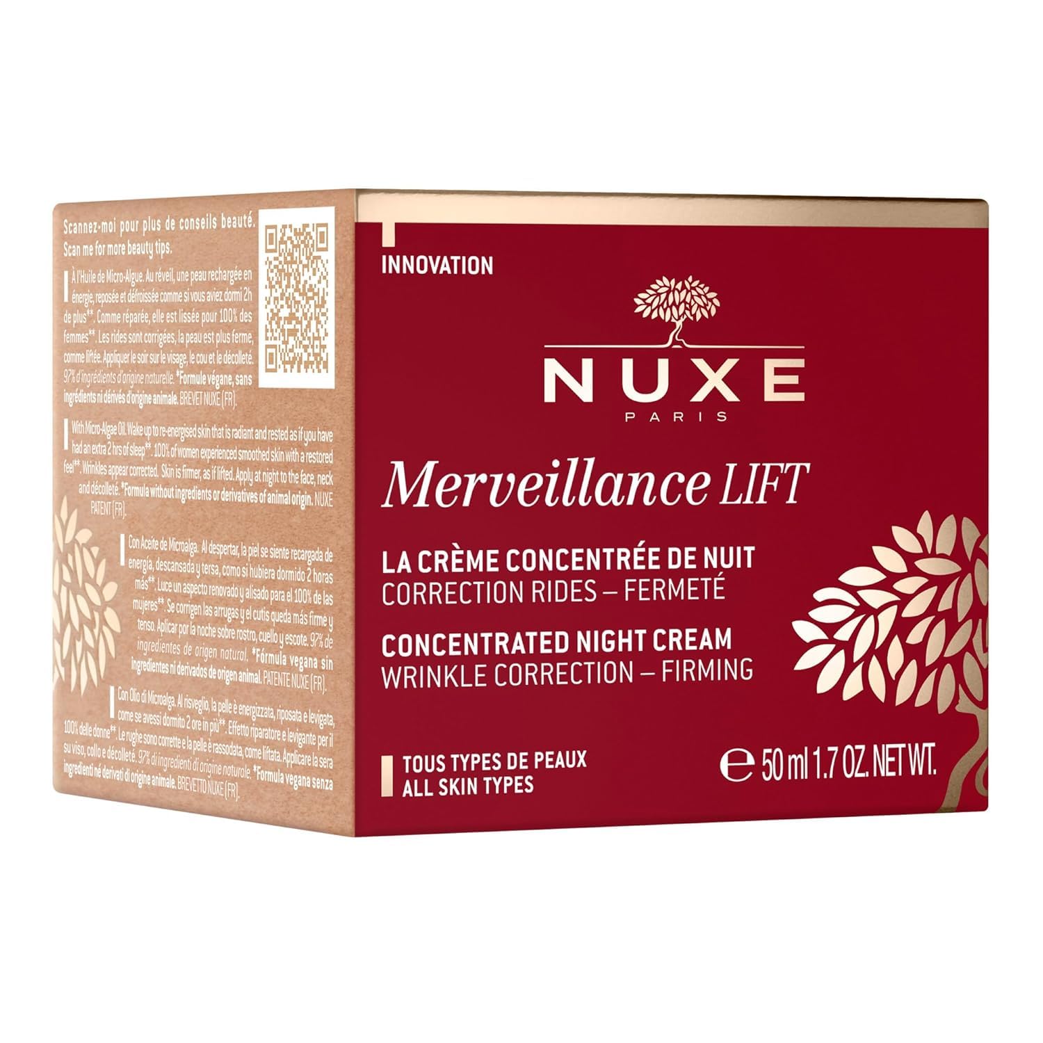 Nuxe Merveillance Lift Concentrated Night Cream 50ml