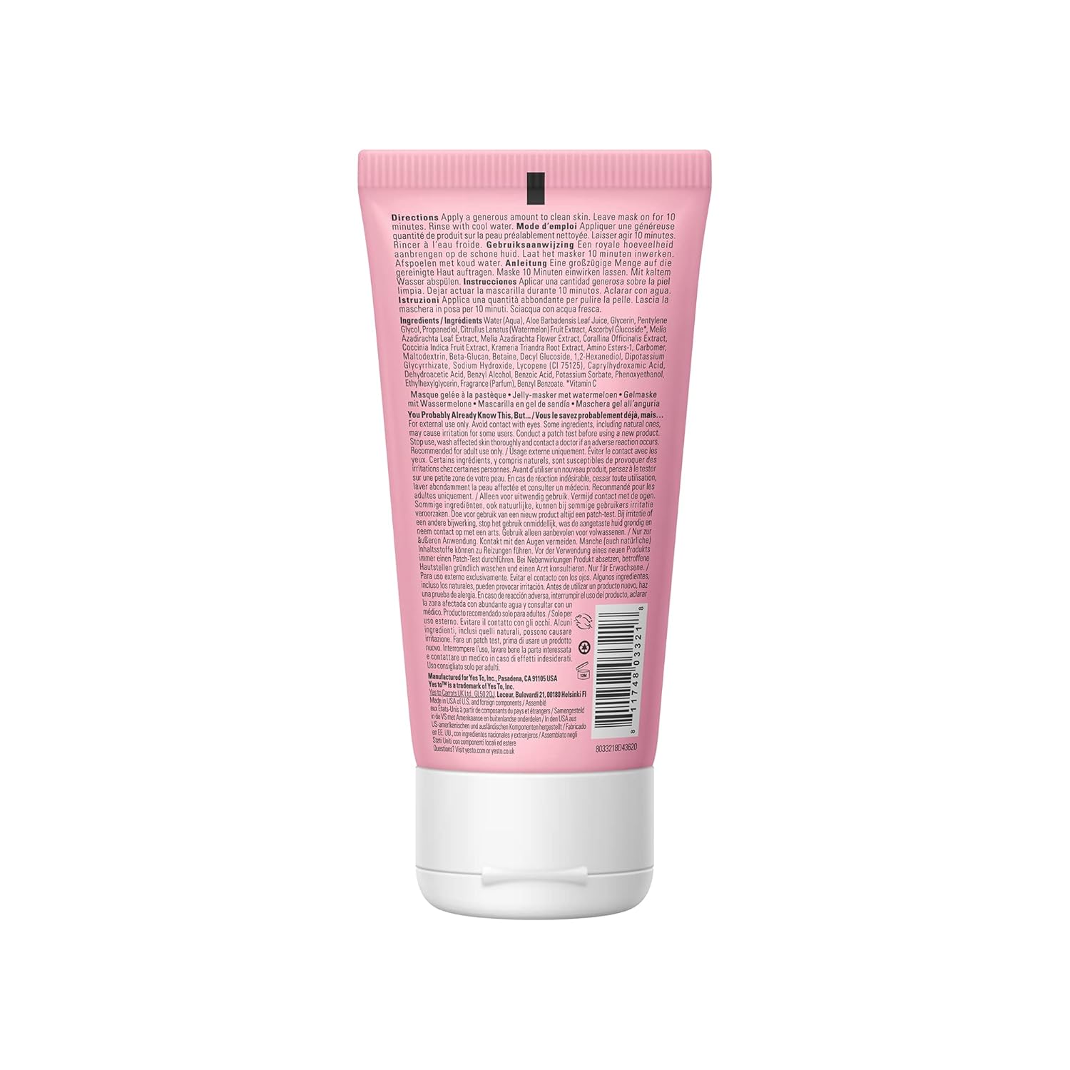 Yes To Watermelon Super Fresh Jelly Mask 89ml