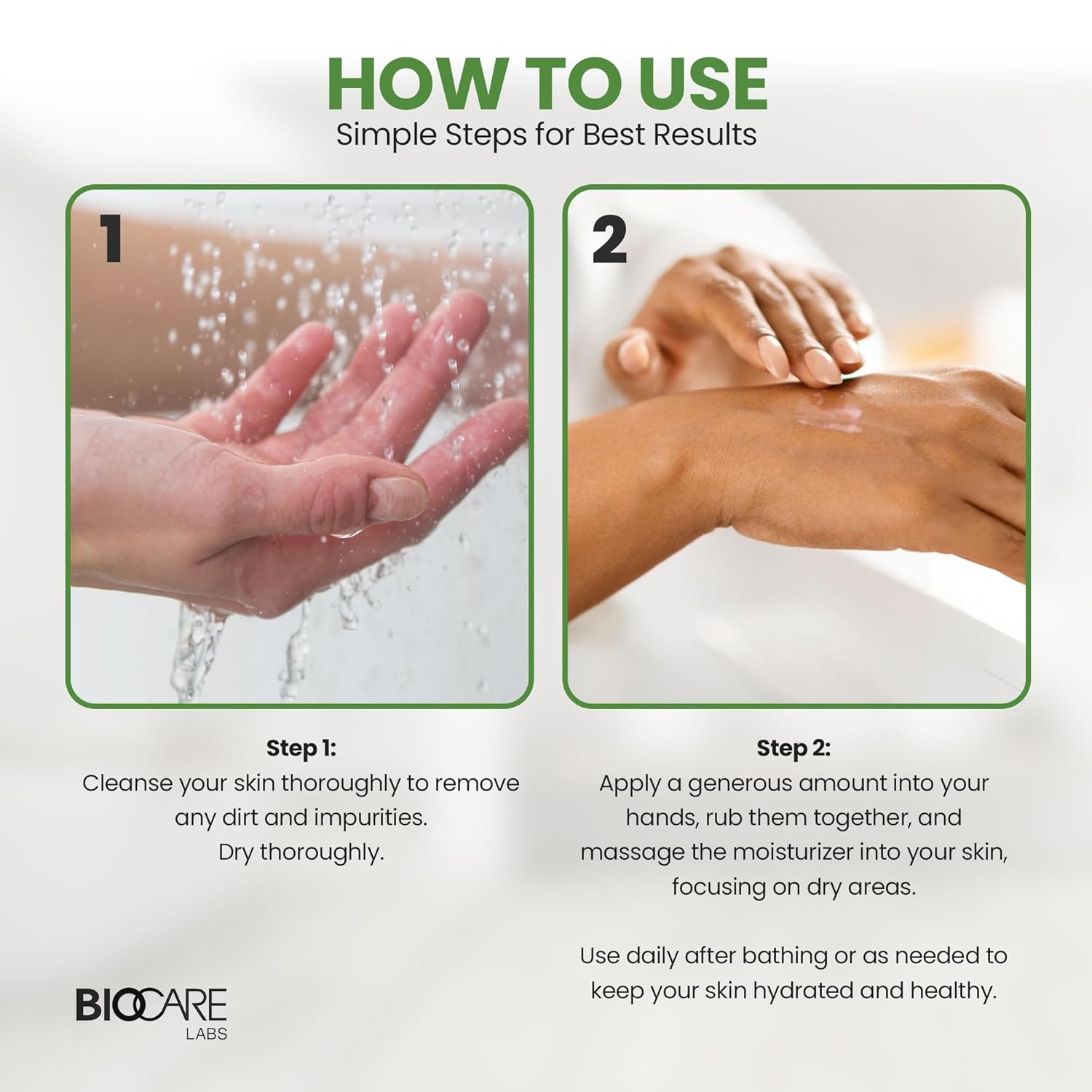 BioCare Naturally Clear Skin Body Butter W Olive Oil & Shea Butter Lotion 473ml