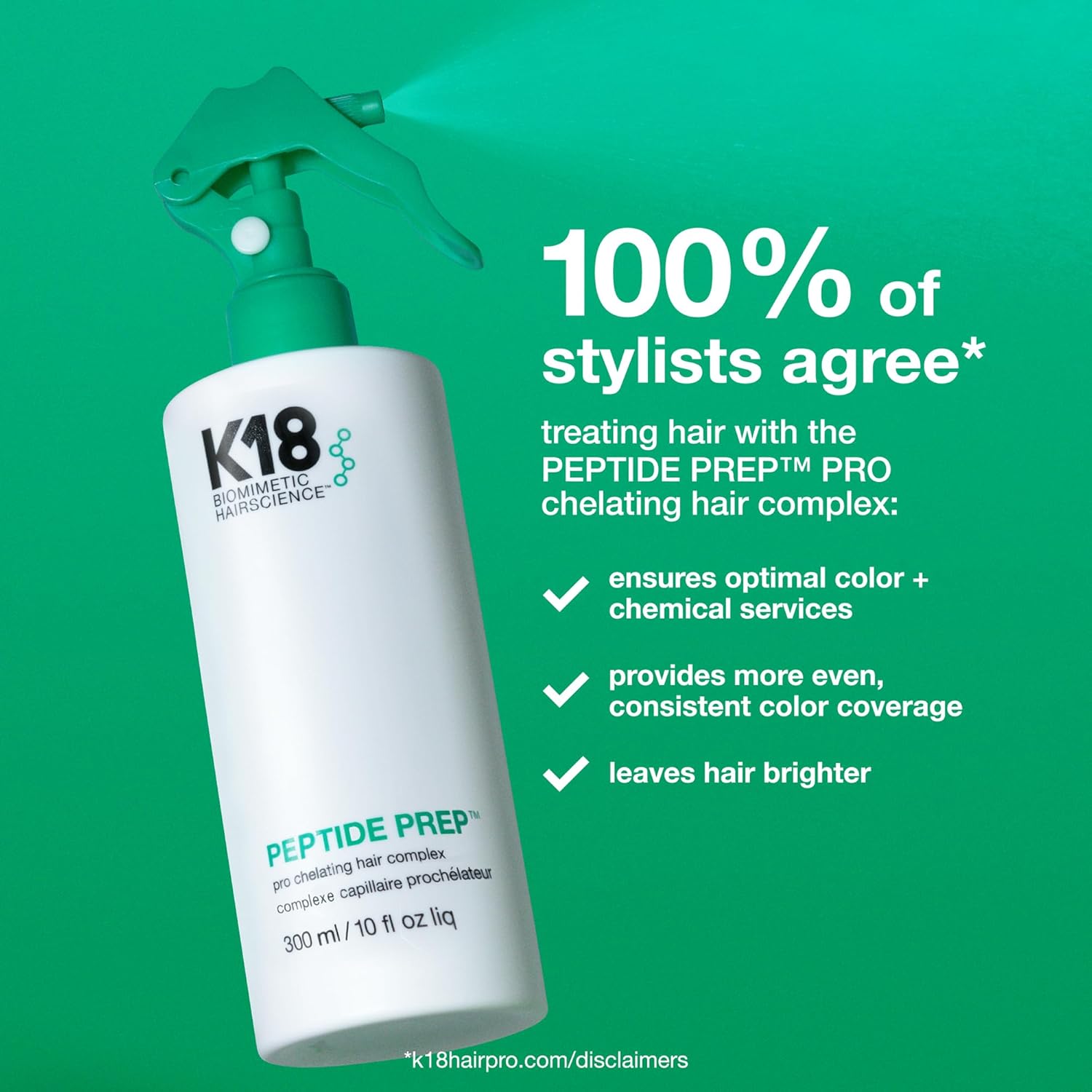 K18 Peptide Prep Pro Chelating Hair Complex 300ml