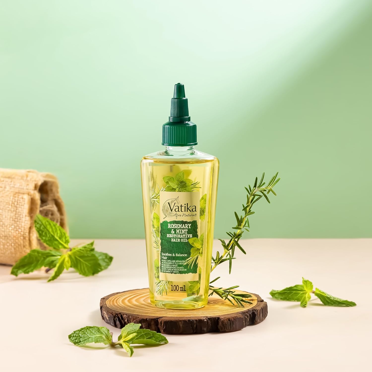 Dabur Vatika Afro Naturals Rosemary And Mint Restorative Hair Oil 100ml