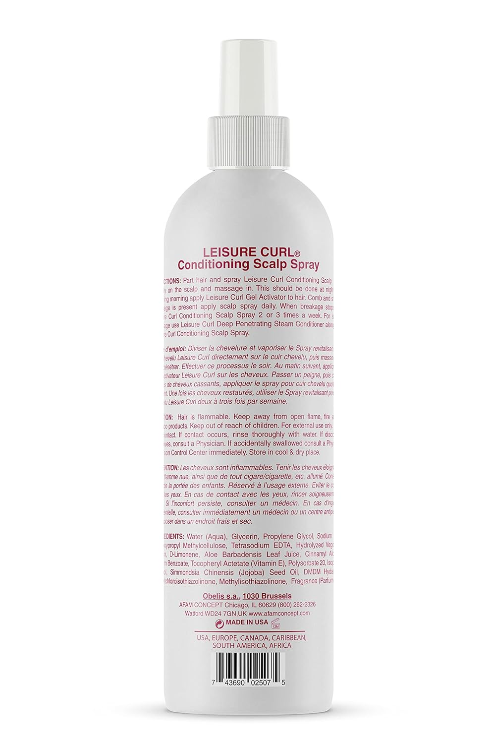Leisure Curl Conditioning Scalp Spray 236ml / 474ml