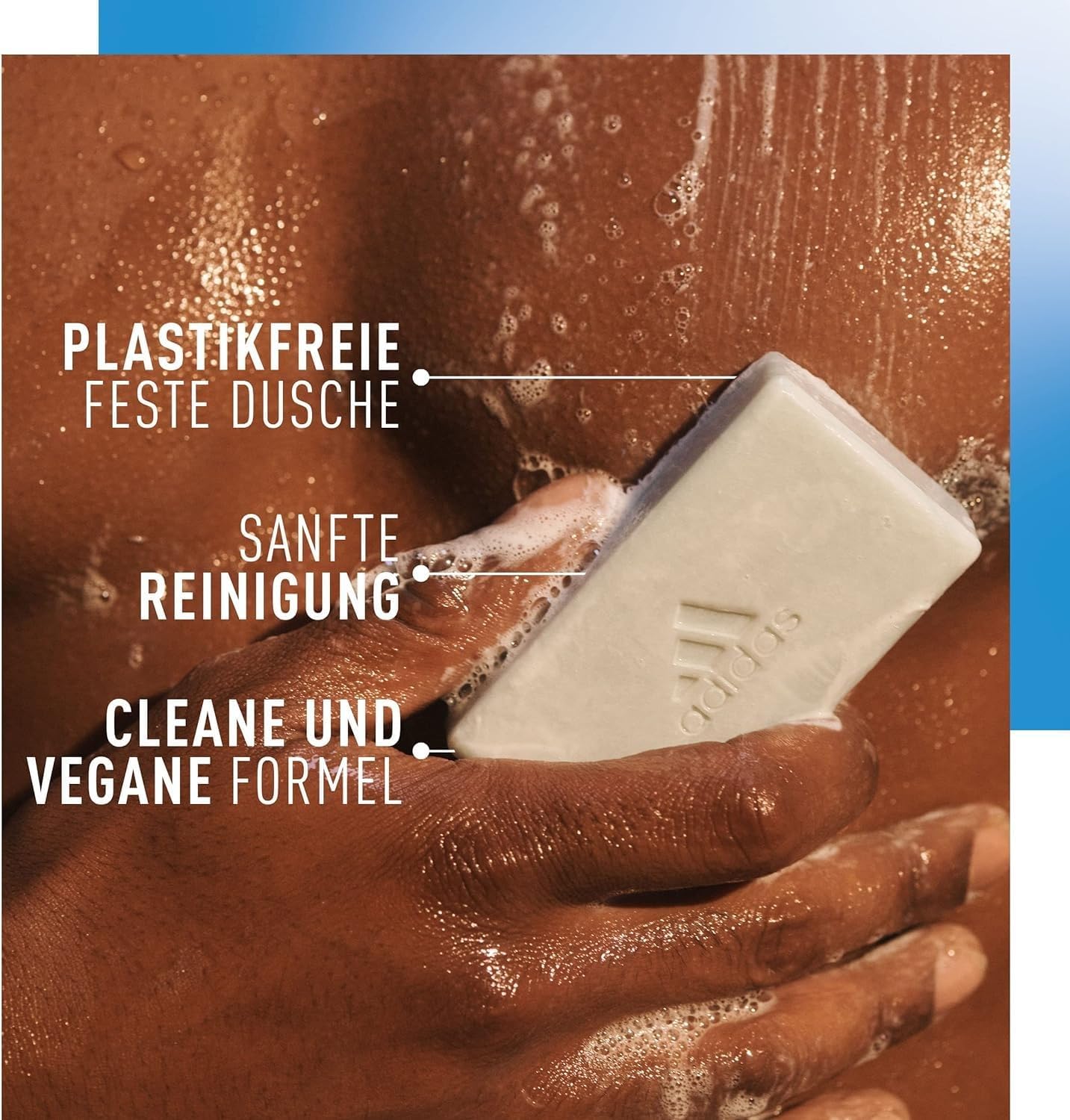 Adidas Active Skin Shower Bar With Cool Down 100g