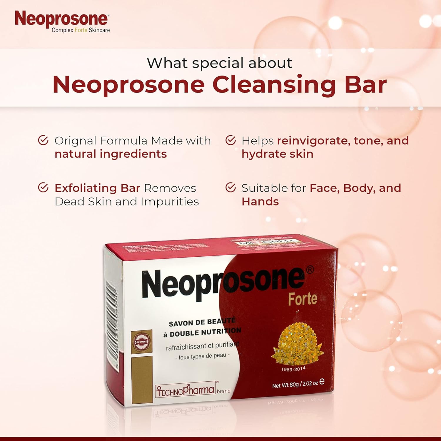 Mitchell Neoprosone Beauty Soap With Dual Nourishment 80g / 200g