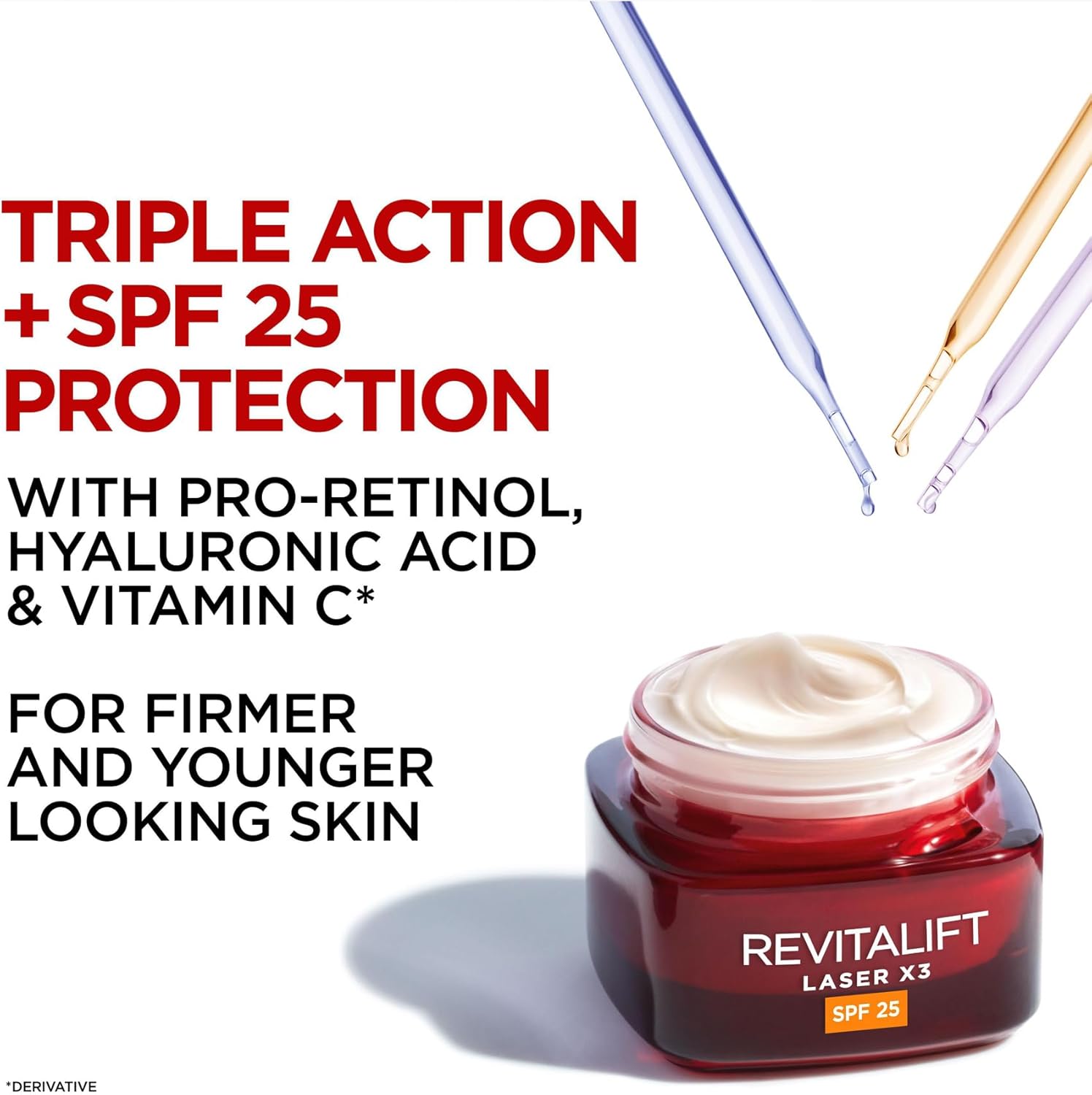 Loreal Paris Loreal Revitalift Laser X3 Triple Action Anti Aging Cream SPF25 50ml