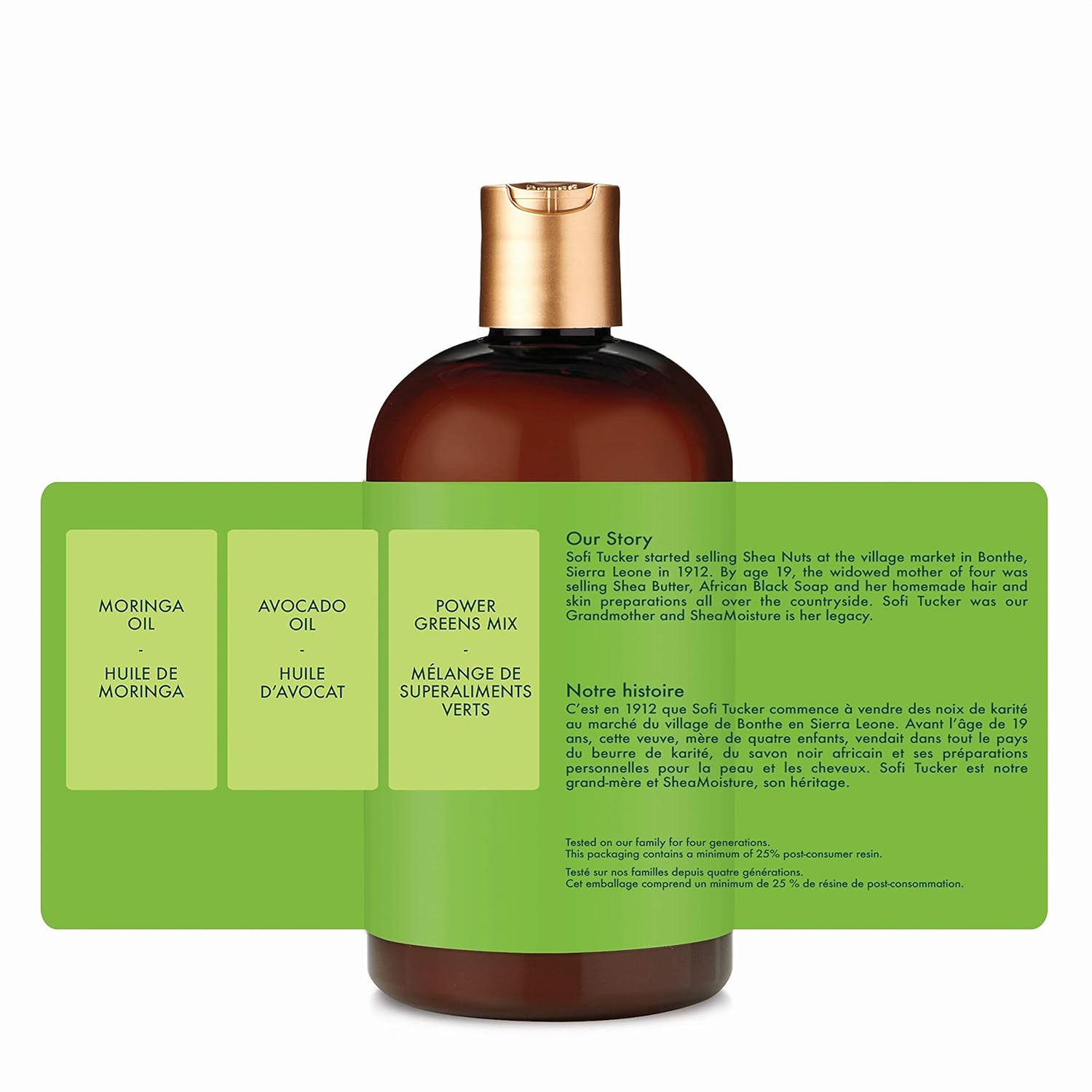 Shea Moisture Power Greens Conditioner With Moringa And Avocado 384ml