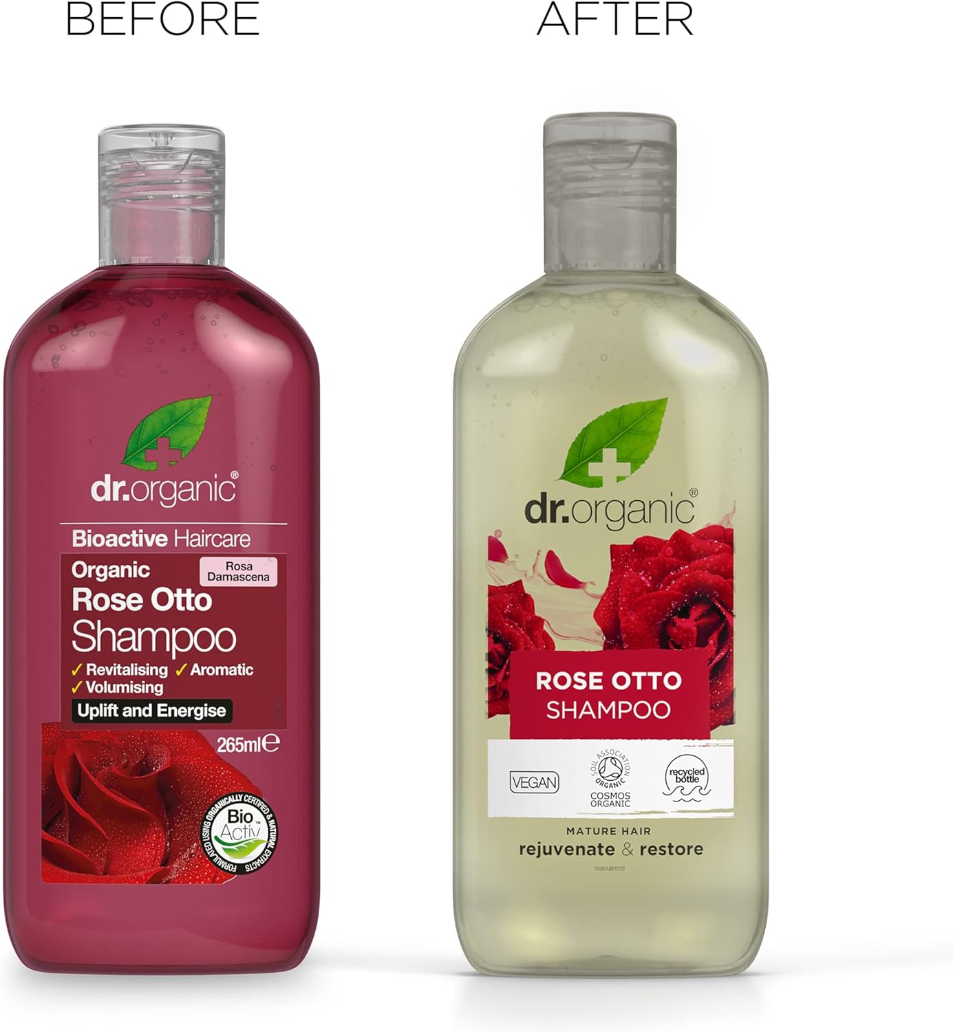 Dr Organic Bioactive Haircare Organic Rose Otto Shampoo 265ml
