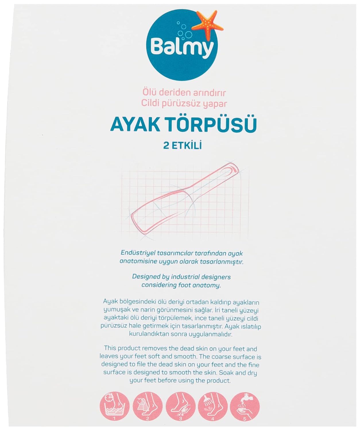 Balmy Naturel Balmy 2 In 1 Foot File