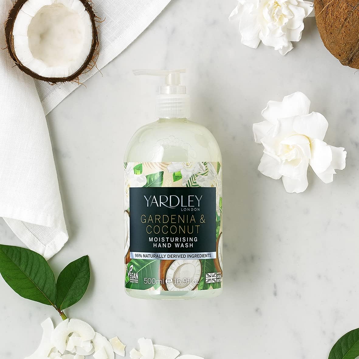 Yardley Gardenia And Coconut Moisturising Hand Wash 500ml