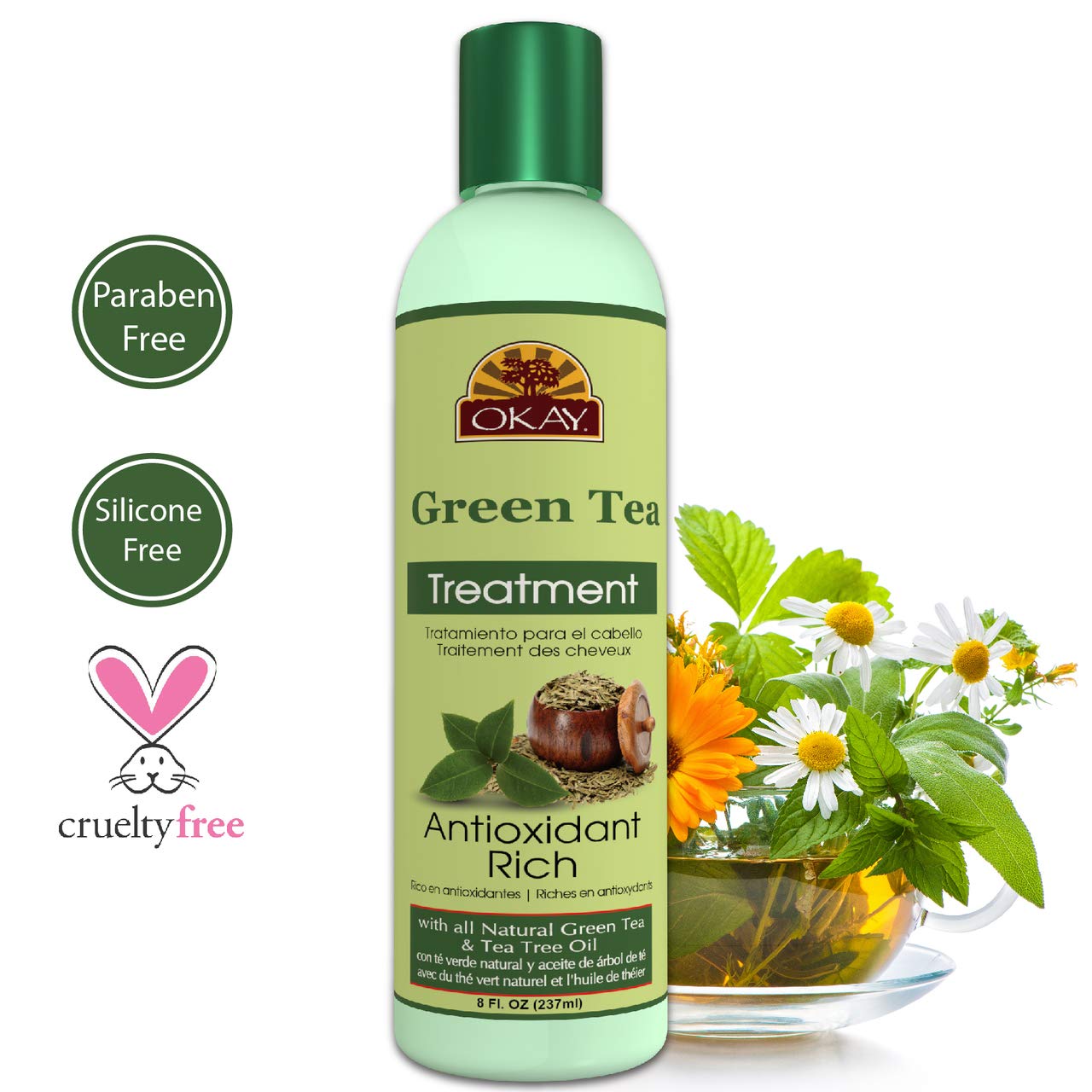 OKAY Nourishing Antioxidant Rich Green Tea Treatment 237ml
