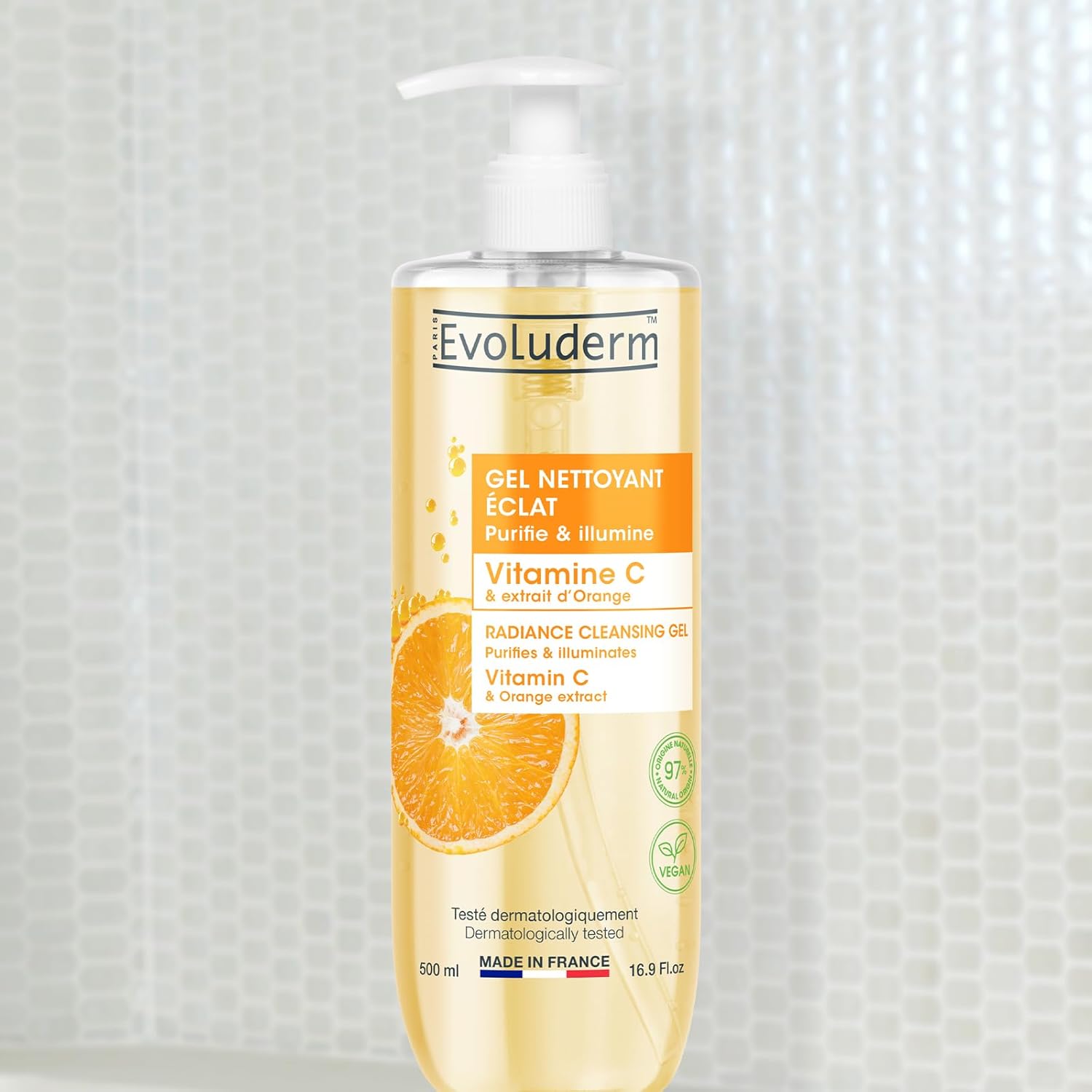 Evoluderm Vitamin C Radiance Cleansing Gel 500ml