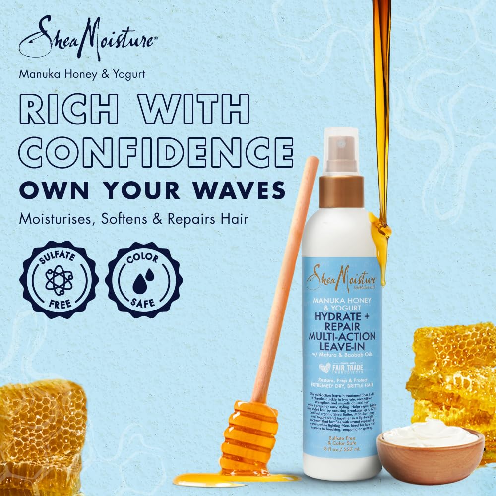 Shea Moisture Manuka Honey & Yogurt Hydrate Repair Multi Action Leave In Spray