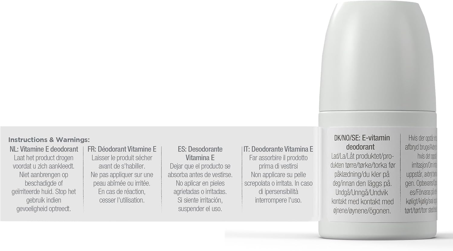 Dr Organic Bioactive Skincare Organic Vitamin E Deodorant Roll On 50ml