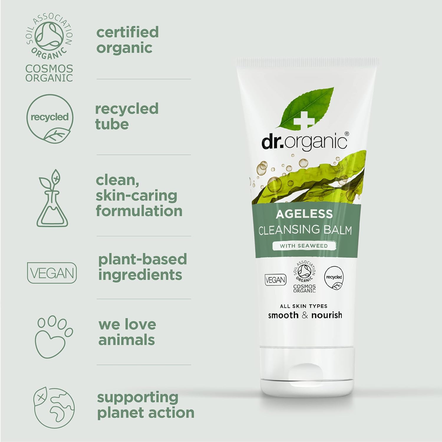 Dr Organic Ageless Cleansing Balm With Seaweed 100ml