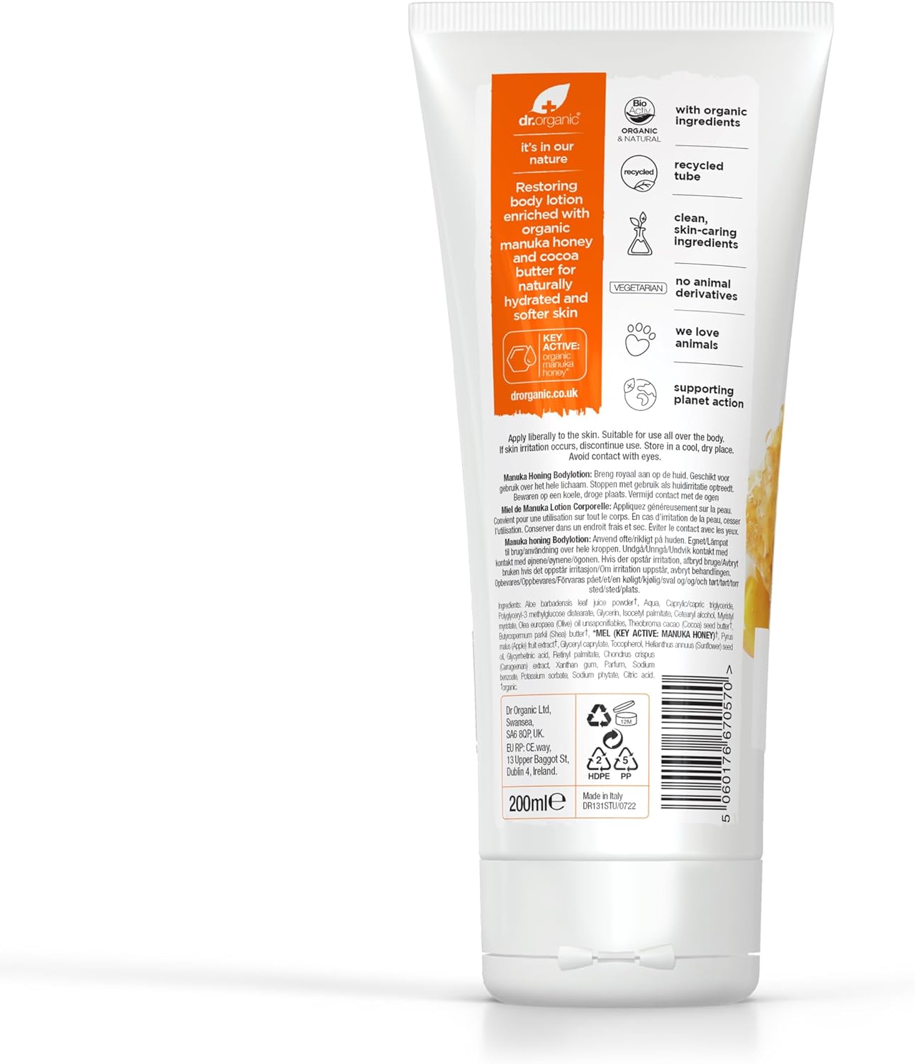 Dr Organic Bioactive Skincare Organic Manuka Honey Skin Lotion 200ml