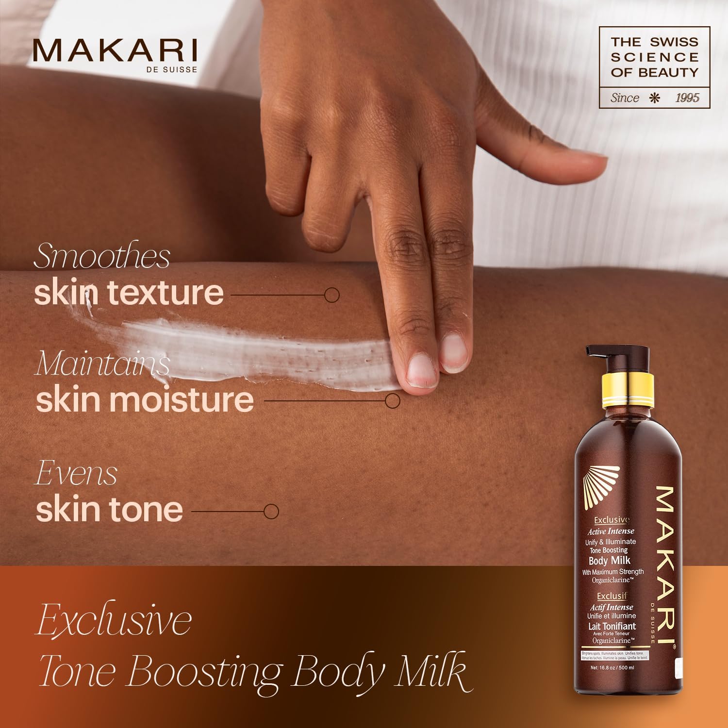 Makari Exclusive Active Intense Tone Boosting Body Milk 500ml