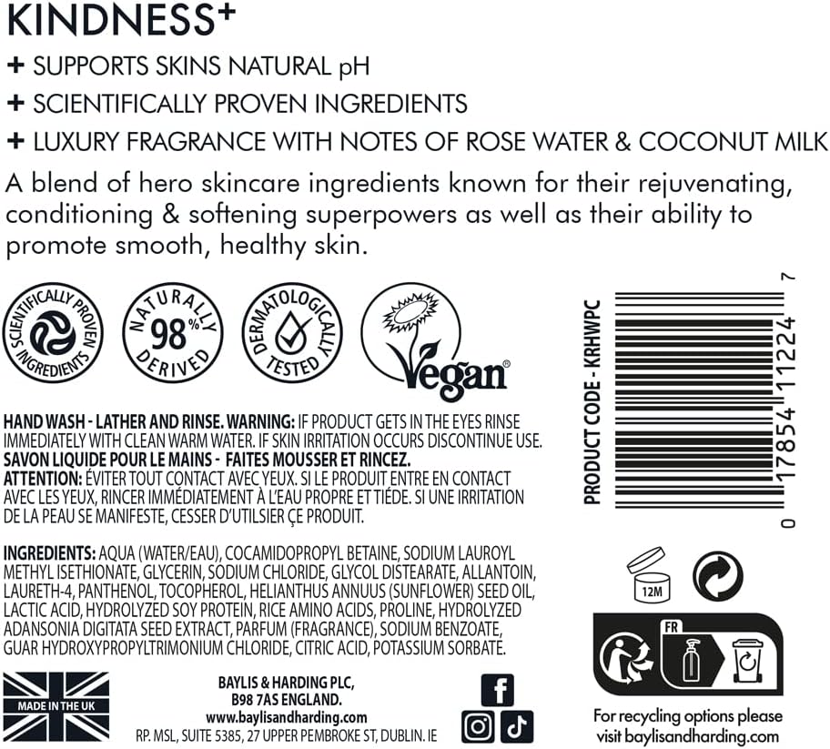 Baylis And Harding Kindness Plant Collagen Hand Wash 500ml