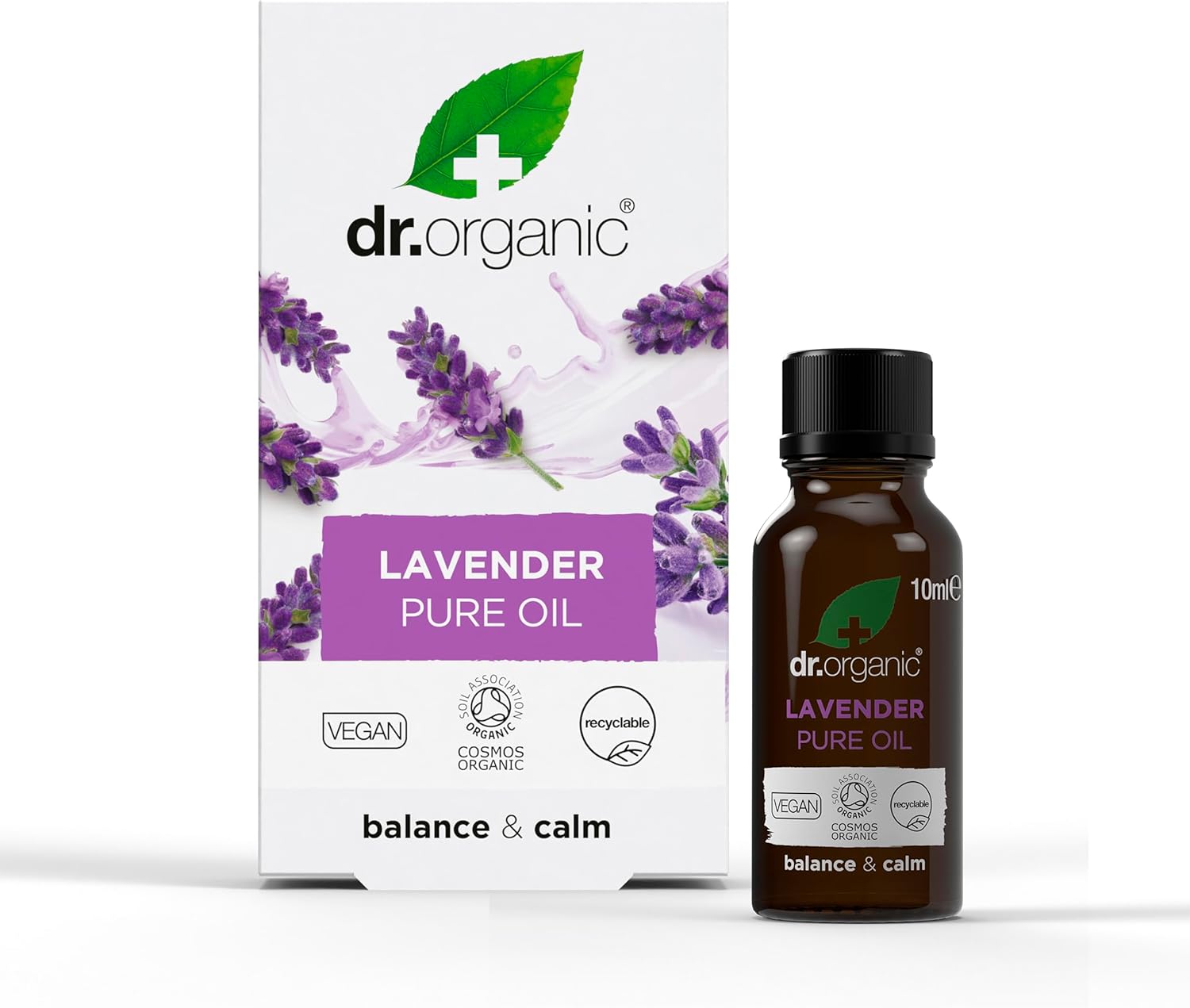 Dr Organic Organic Balance And Calm Lavender Pure Oil 10ml