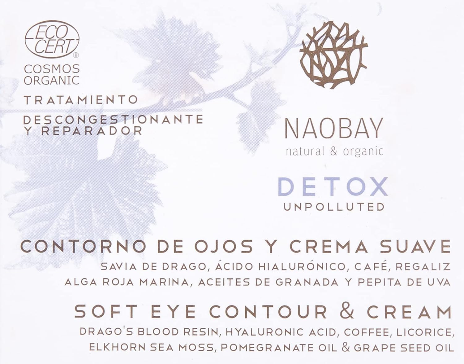 Naobay DETOX Soft Eye Contour And Cream 30ml