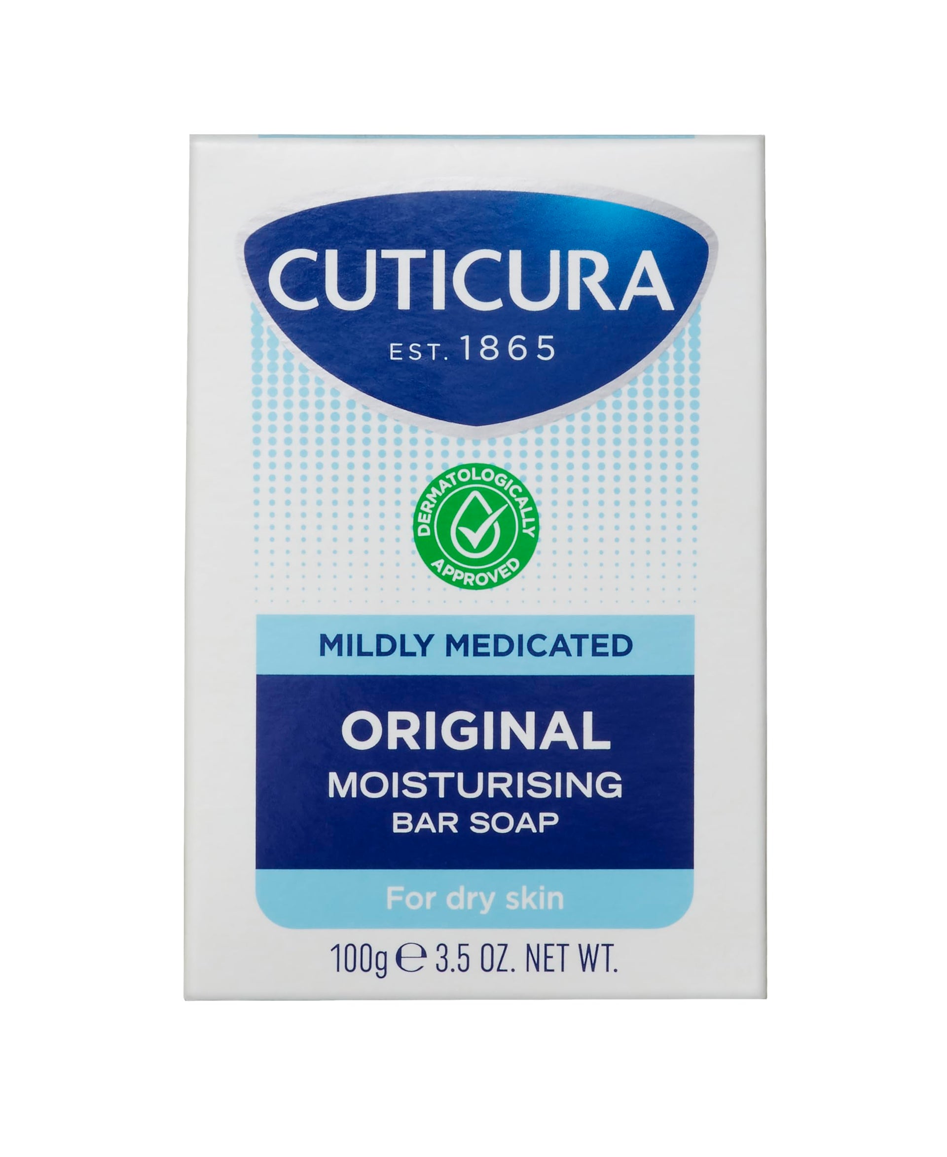 Cuticura Mildly Medicated Original Moisturising Bar Soap 100g