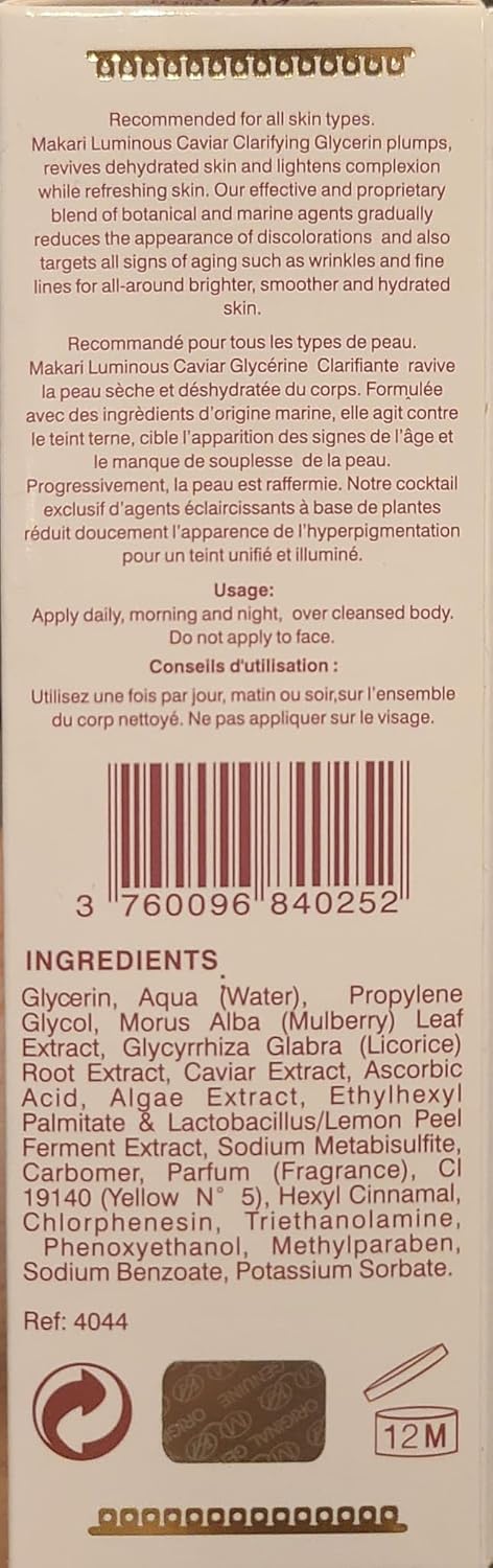 Makari Caviar Glycerin with Vitamin C 150ml