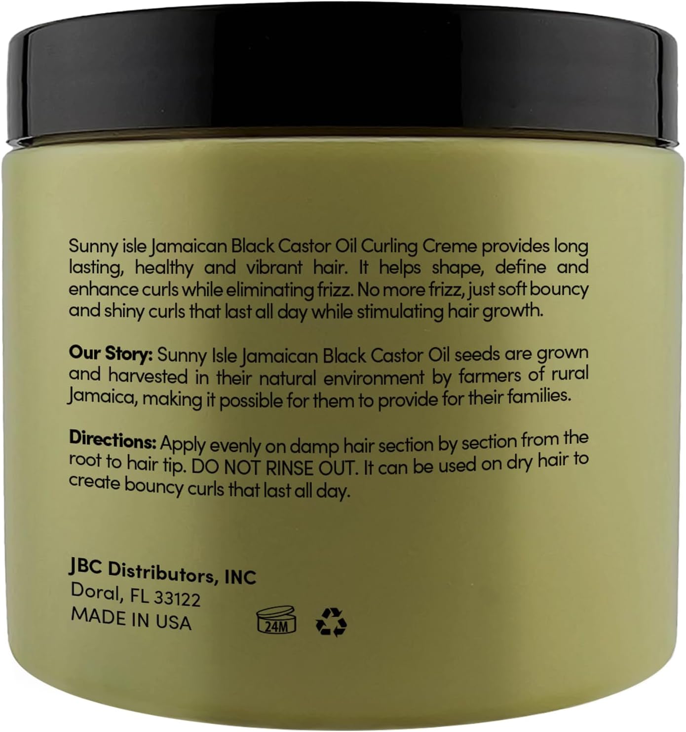 Sunny Isle Shea Coconut Curling Creme 16oz