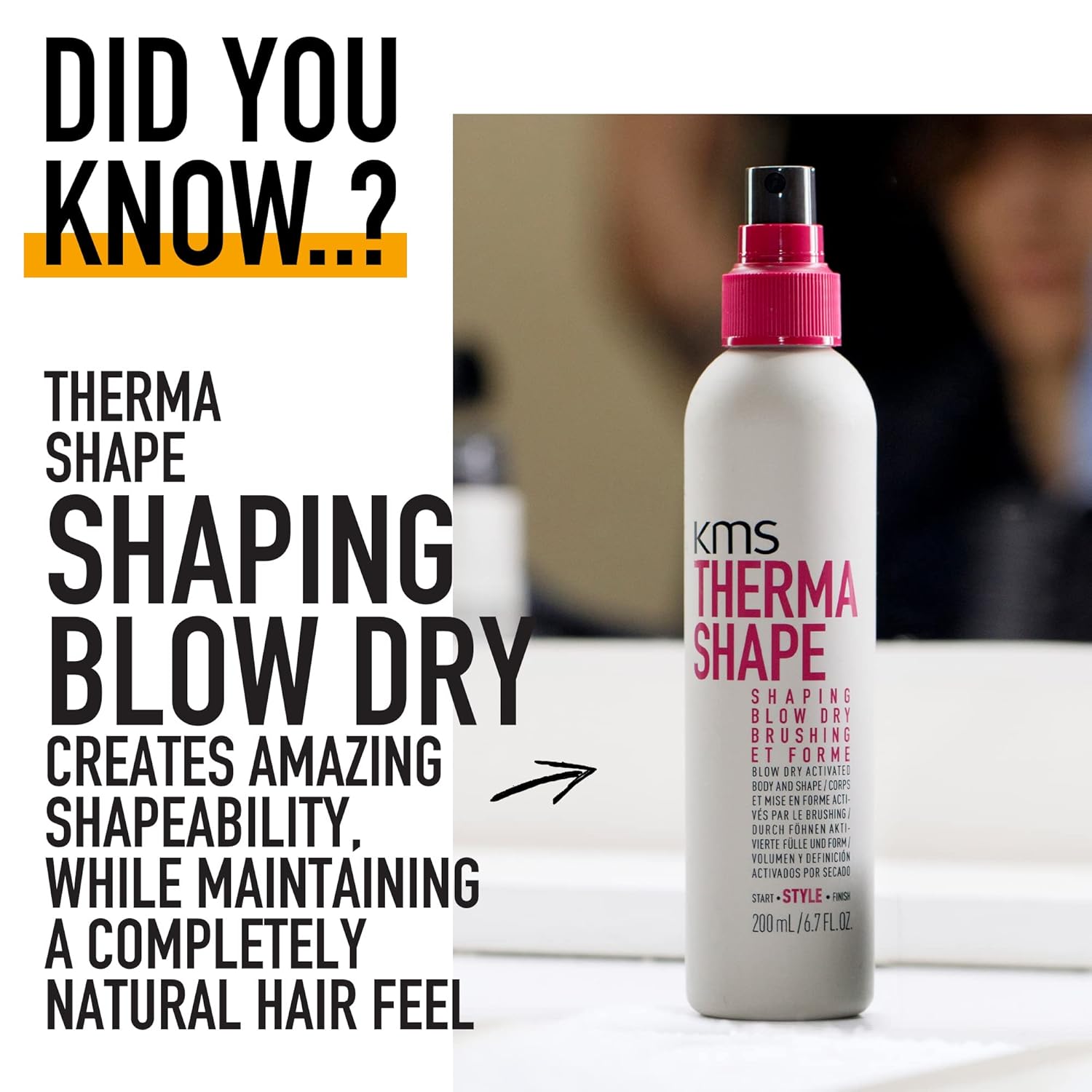 KMS Therma Shape Shaping Blow Dry New Pack 200ml