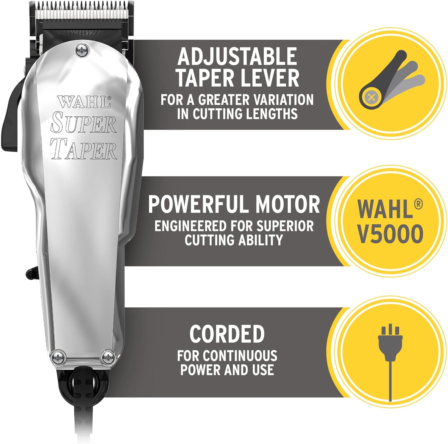 Wahl Super Taper Corded Clipper 5000V