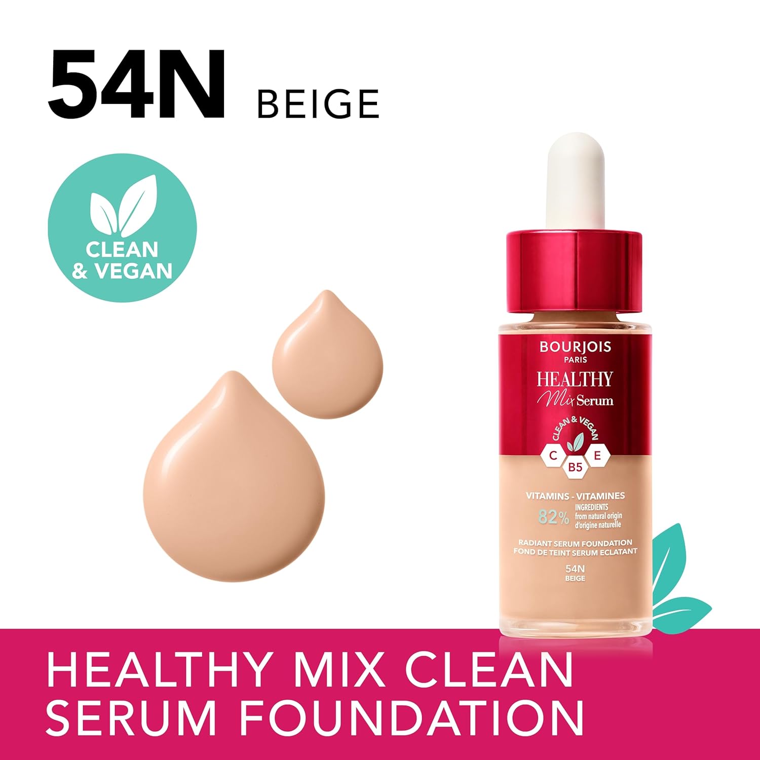 Bourjois Healthy Mix Serum Makeup Foundation 30ml