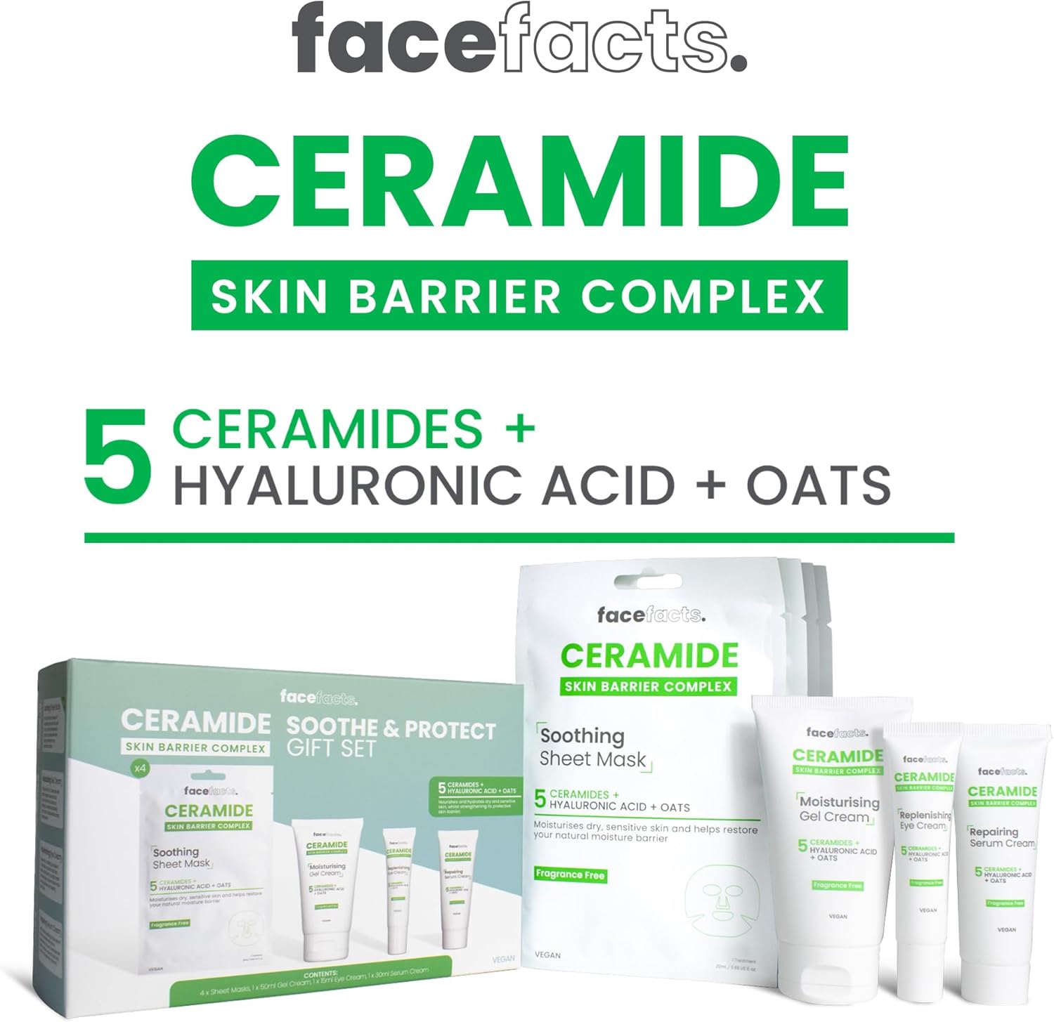 Face Facts 5 Ceramide Soothe And Protect Gift Set