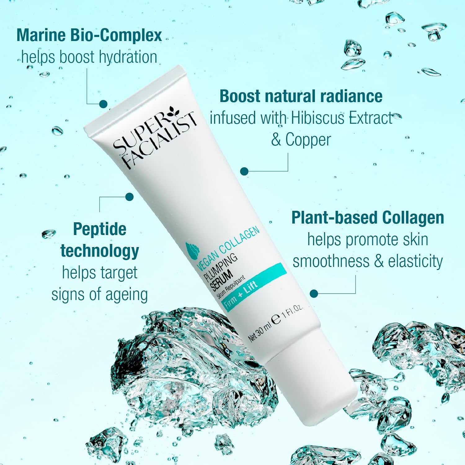 Super Facialist Vegan Collagen Plumping Serum 30ml