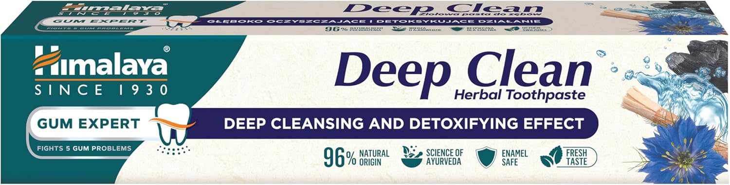 Himalaya Gum Expert Deep Clean Herbal Toothpaste 75ml