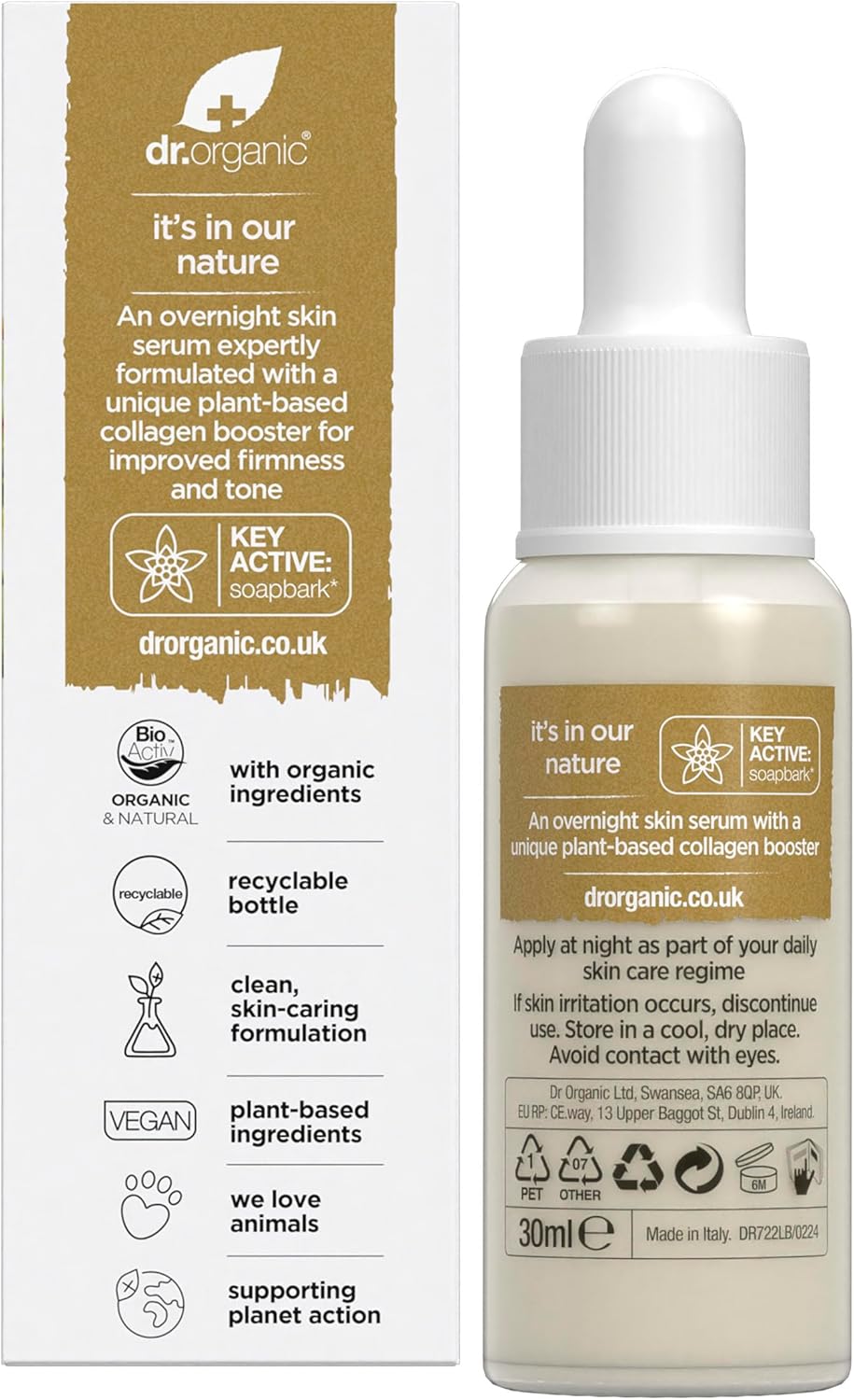 Dr Organic Pro Collagen Plus Firm And Lift Booster Serum 30ml