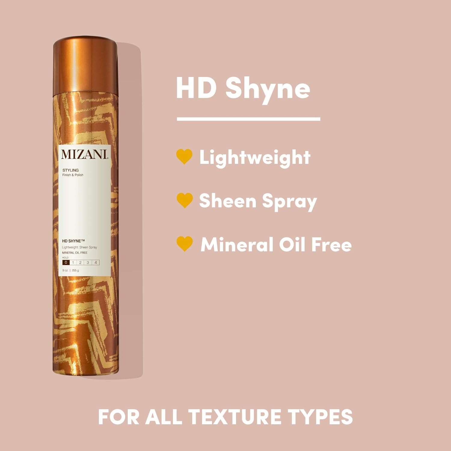 MIZANI Styling HD Shyne Lightweight Sheen Spray 255g