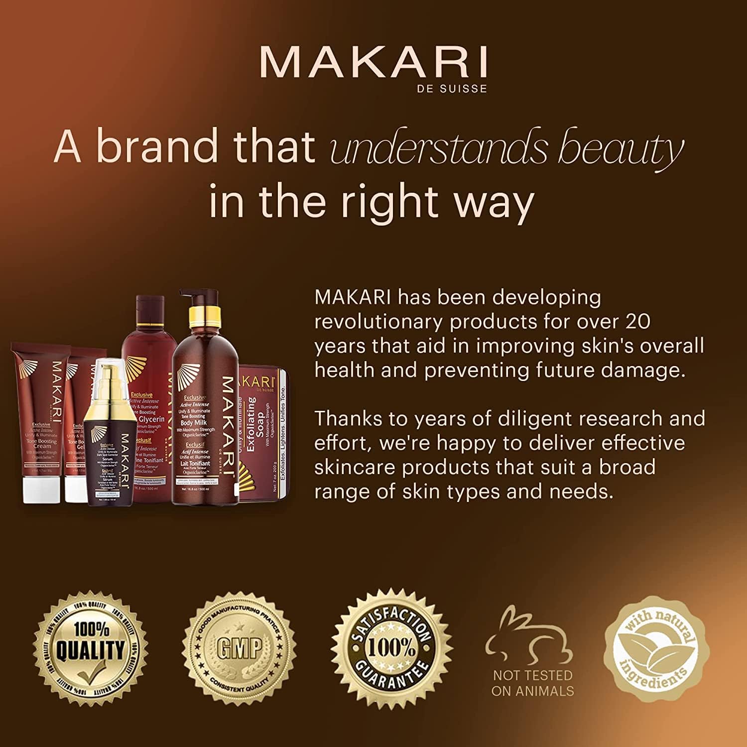 Makari Exclusive Active Intense Tone Boosting Body Milk 500ml