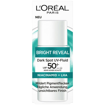 Loreal Paris Bright Reveal 50 Plus Dark Spot UV Fluid 50ml