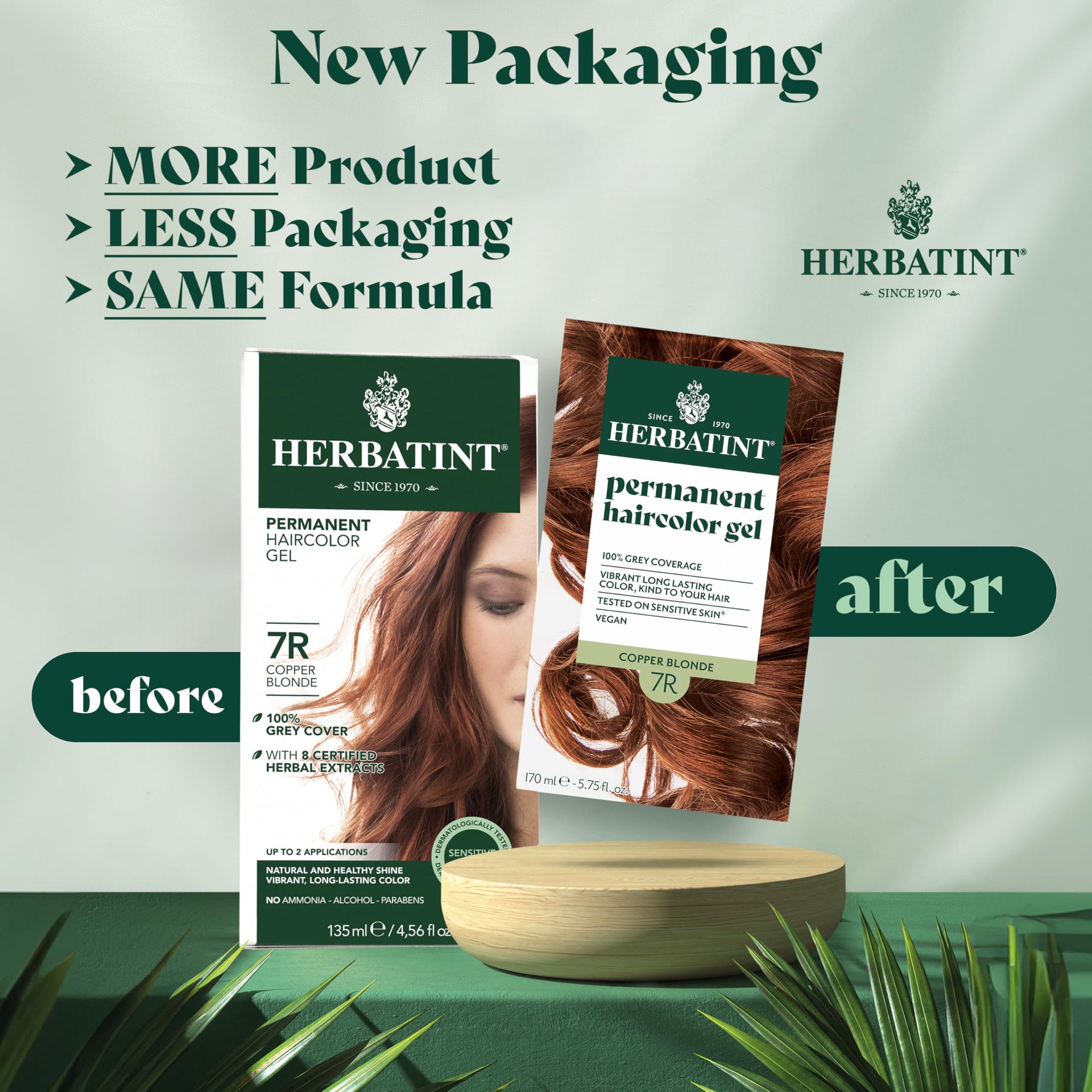Herbatint Permanent Hair Color Gel 170ml / 150ml