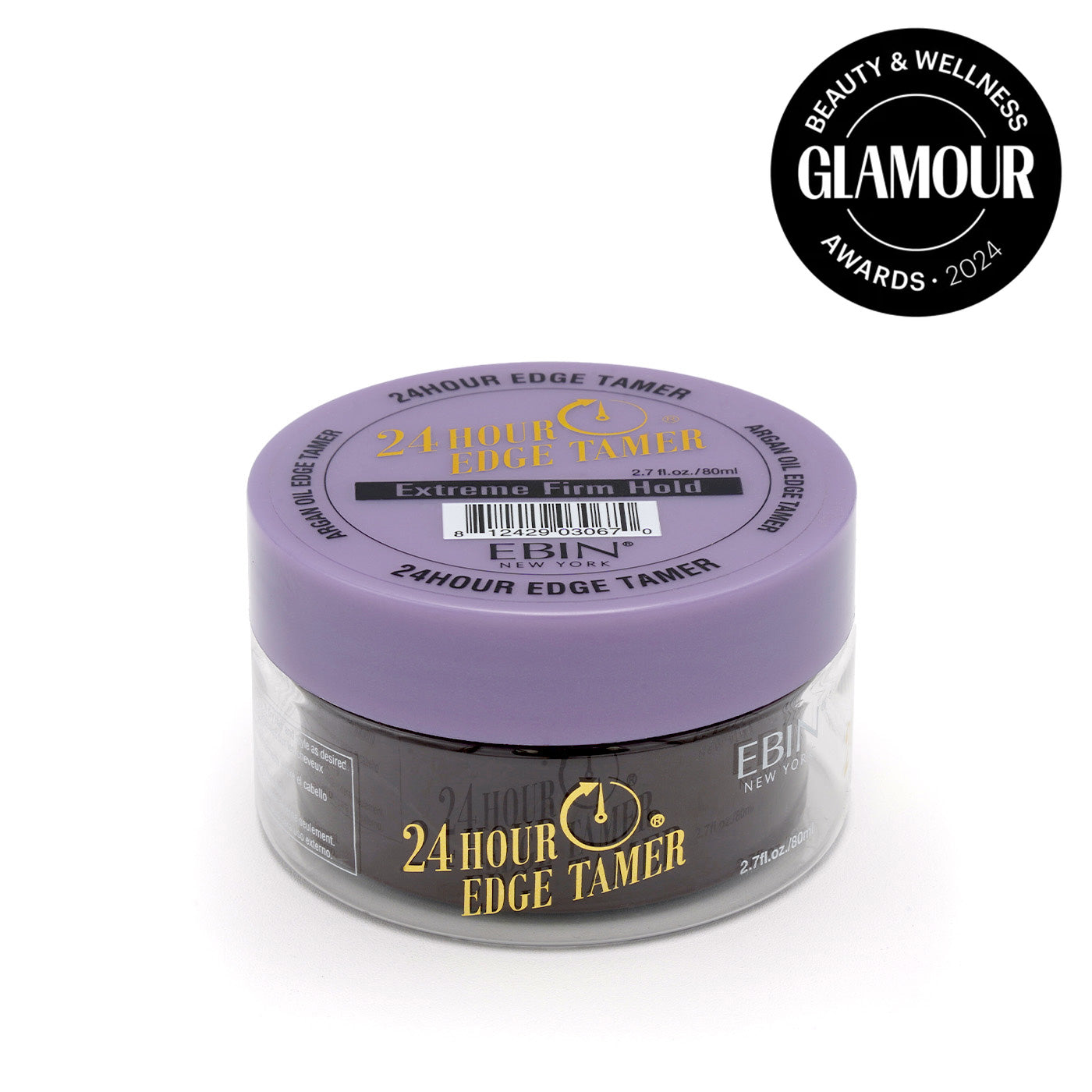 EBIN 24 Hour Argan Oil Extreme Firm Hold Edge Tamer 80ml , 120ml / 250ml