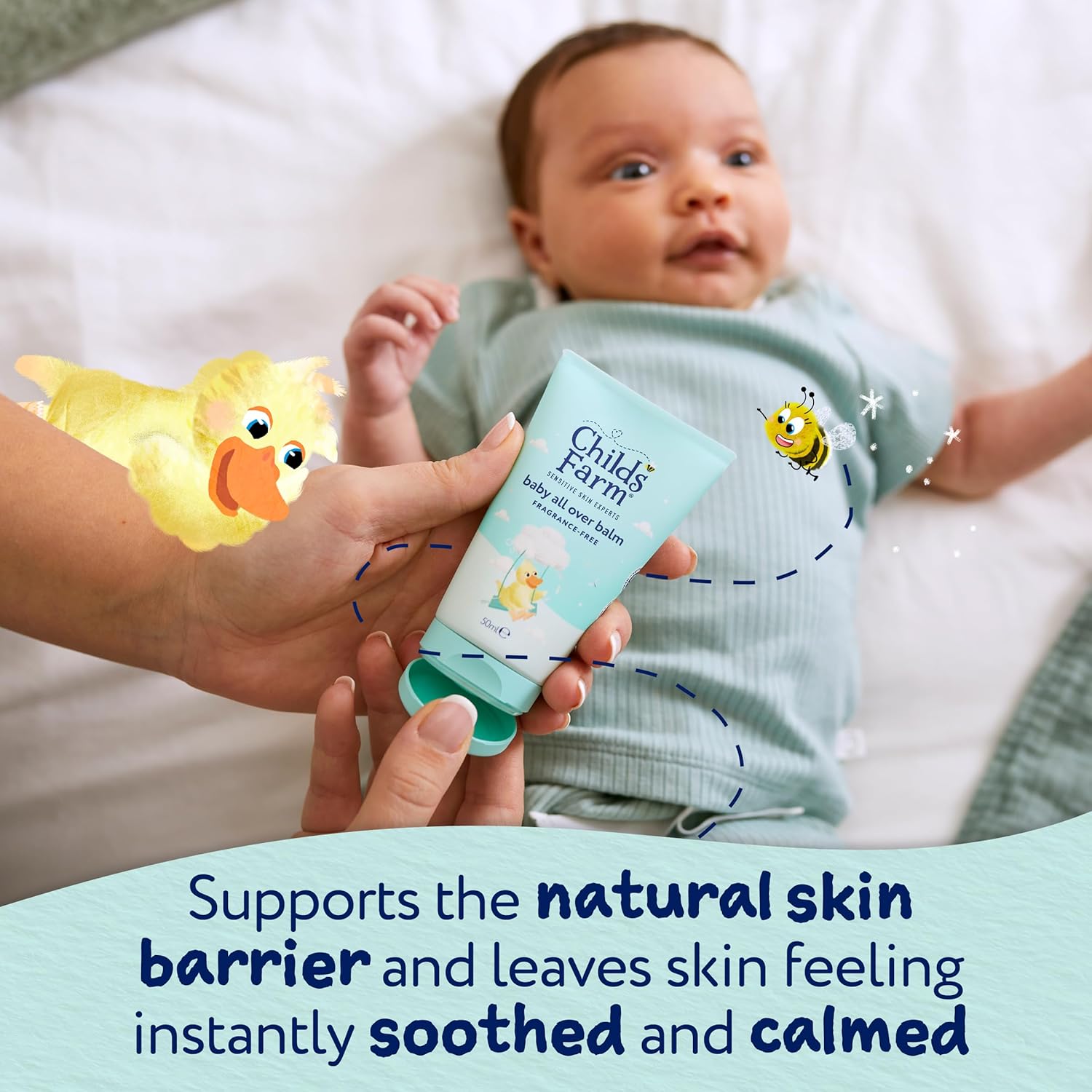 Childs Farm Fragrance Free Baby All Over Balm 50ml
