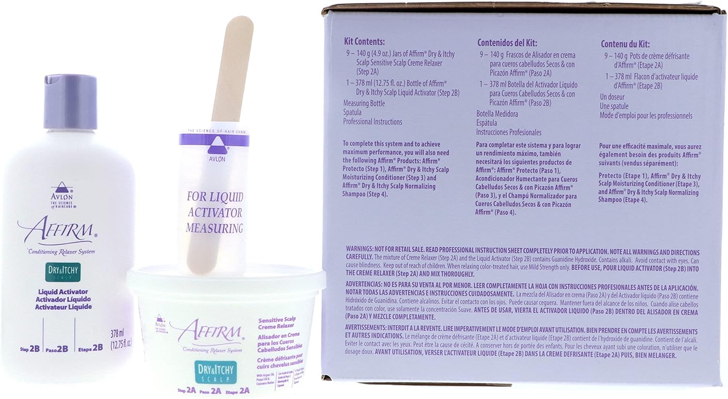 Avlon Affirm Dry And Itchy Scalp Conditioning Relaxer System With Protecto