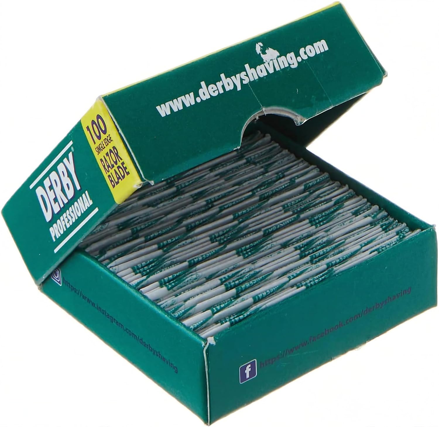 Derby Professional Single Edge 100 Razor Blades