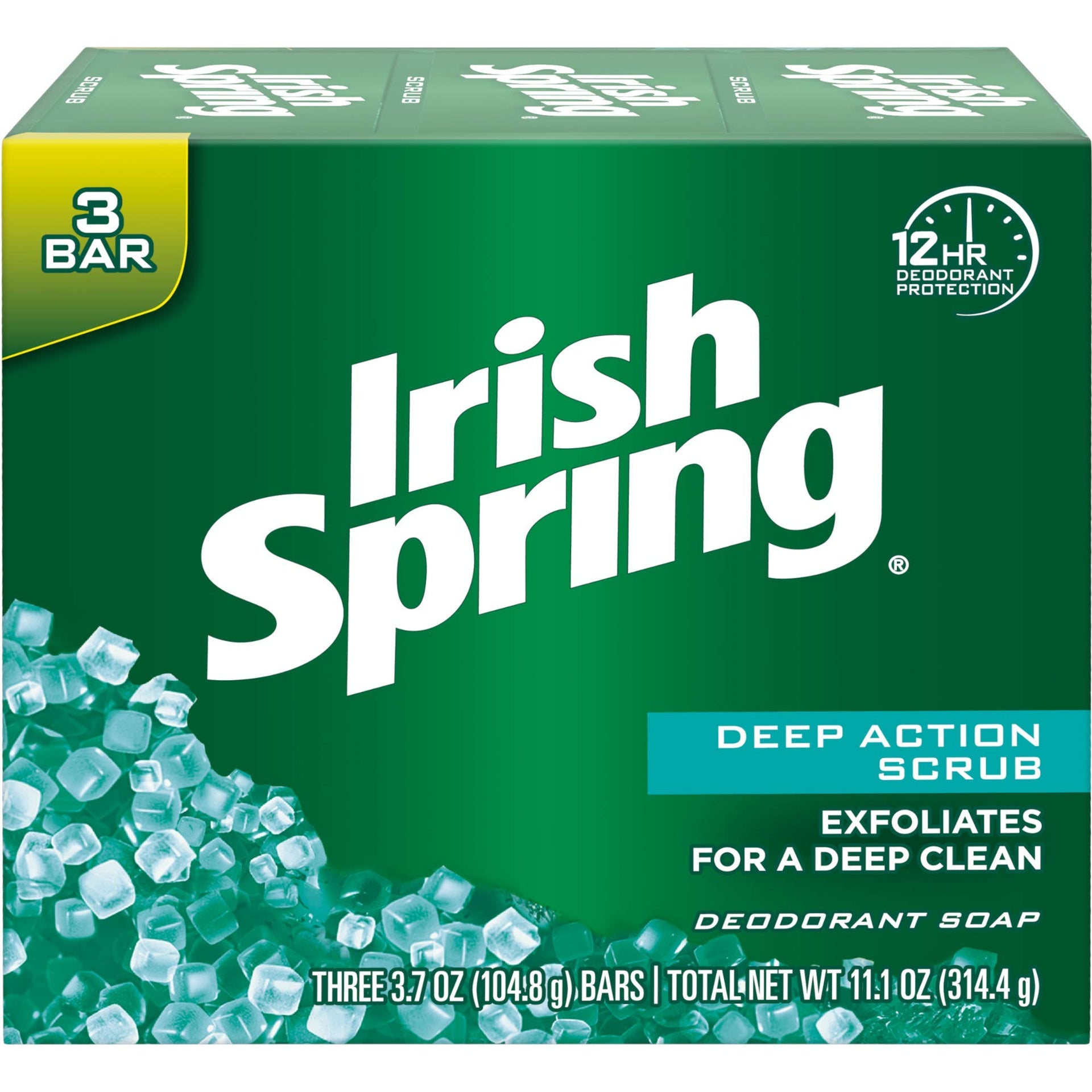 Palmolive Irish Spring Active Scrub Deodrant Soap 104g