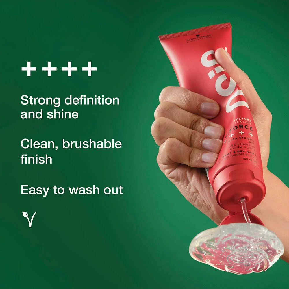 Schwarzkopf Osis Plus Texture G Force Extra Strong Gel - 150ml