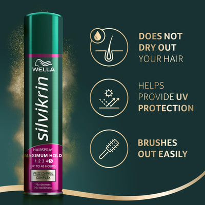 Wella Silvikrin Classic Maximum Hold 5 Hairspray 250ml
